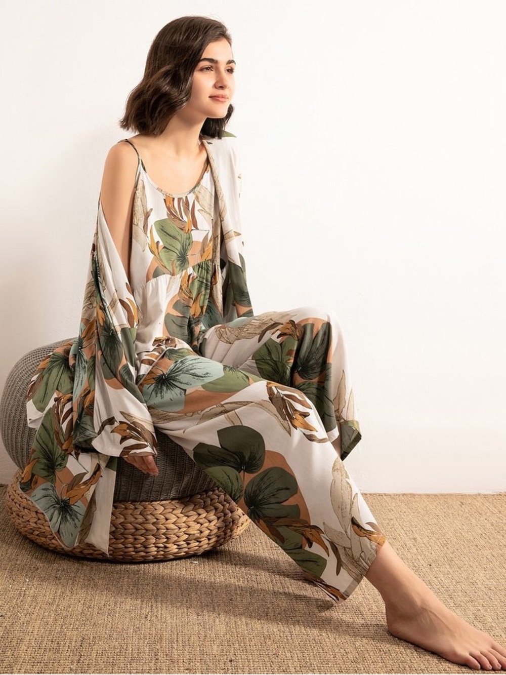 🆕Boutique 3 Piece Pajama/Loungewear Set, Size XS